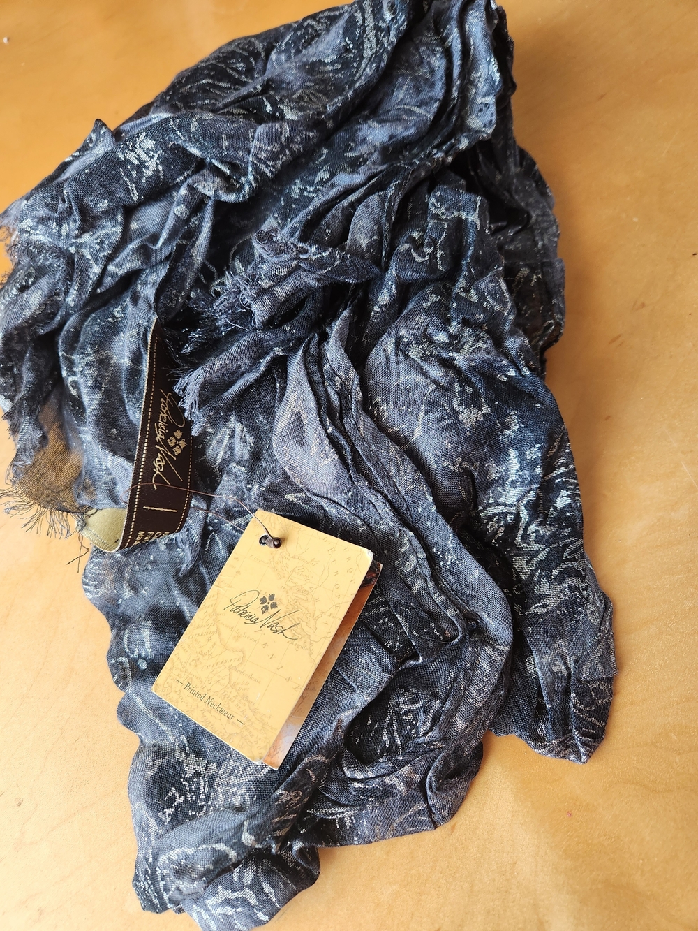 Patricia Nash Bark Leaves Scarf